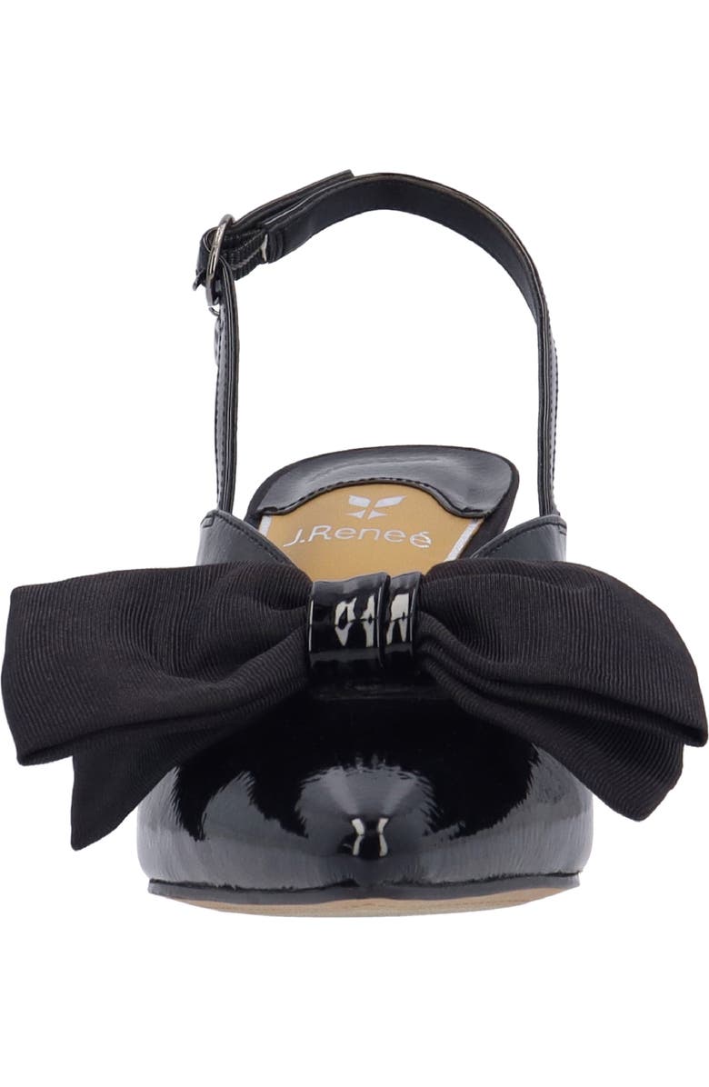 J. Reneé Morigen Slingback Pointed Toe Pump, Alternate, color, Black