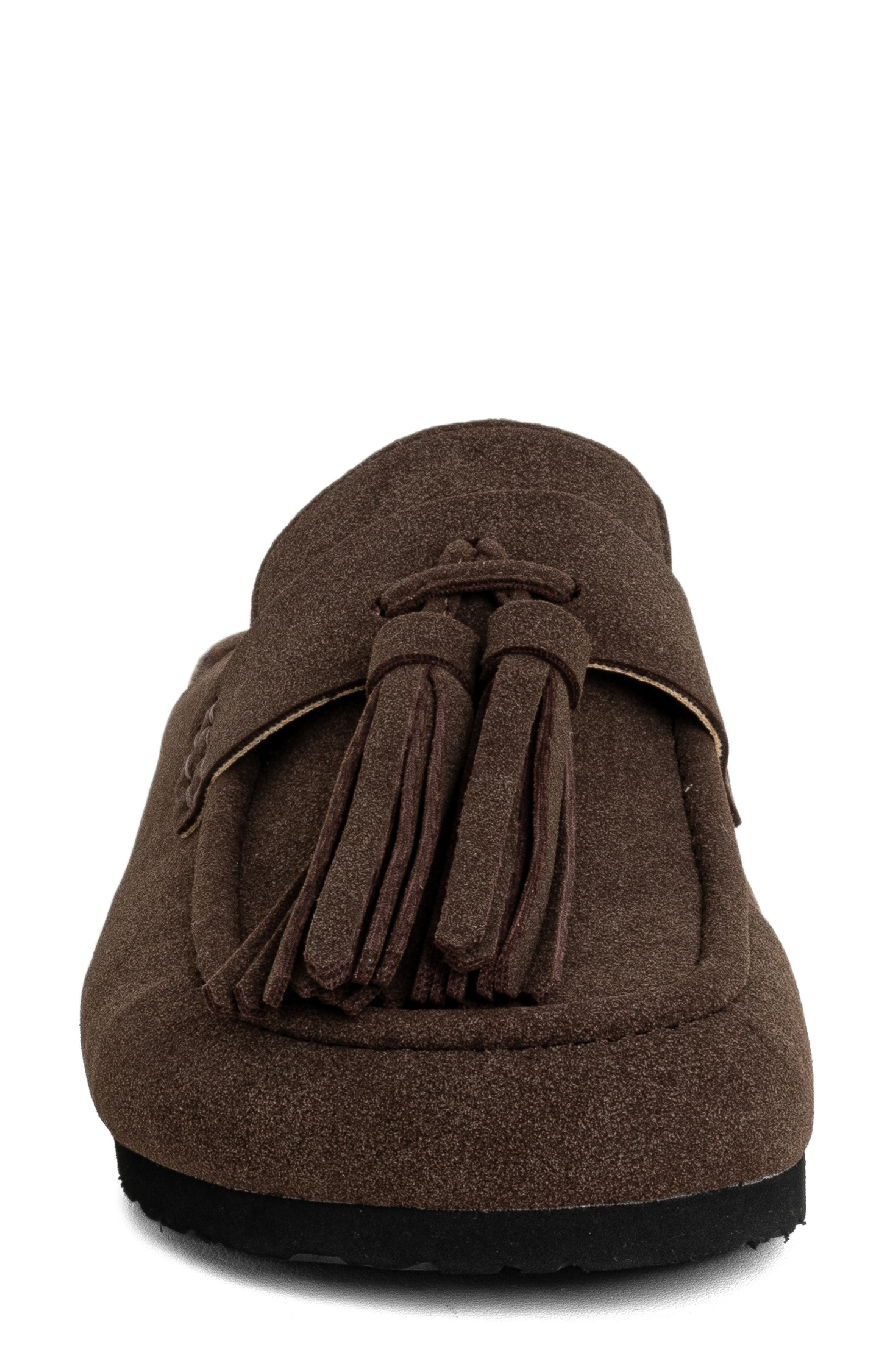 SHUSHOP Ariana Mule, Alternate, color, Brown Suede