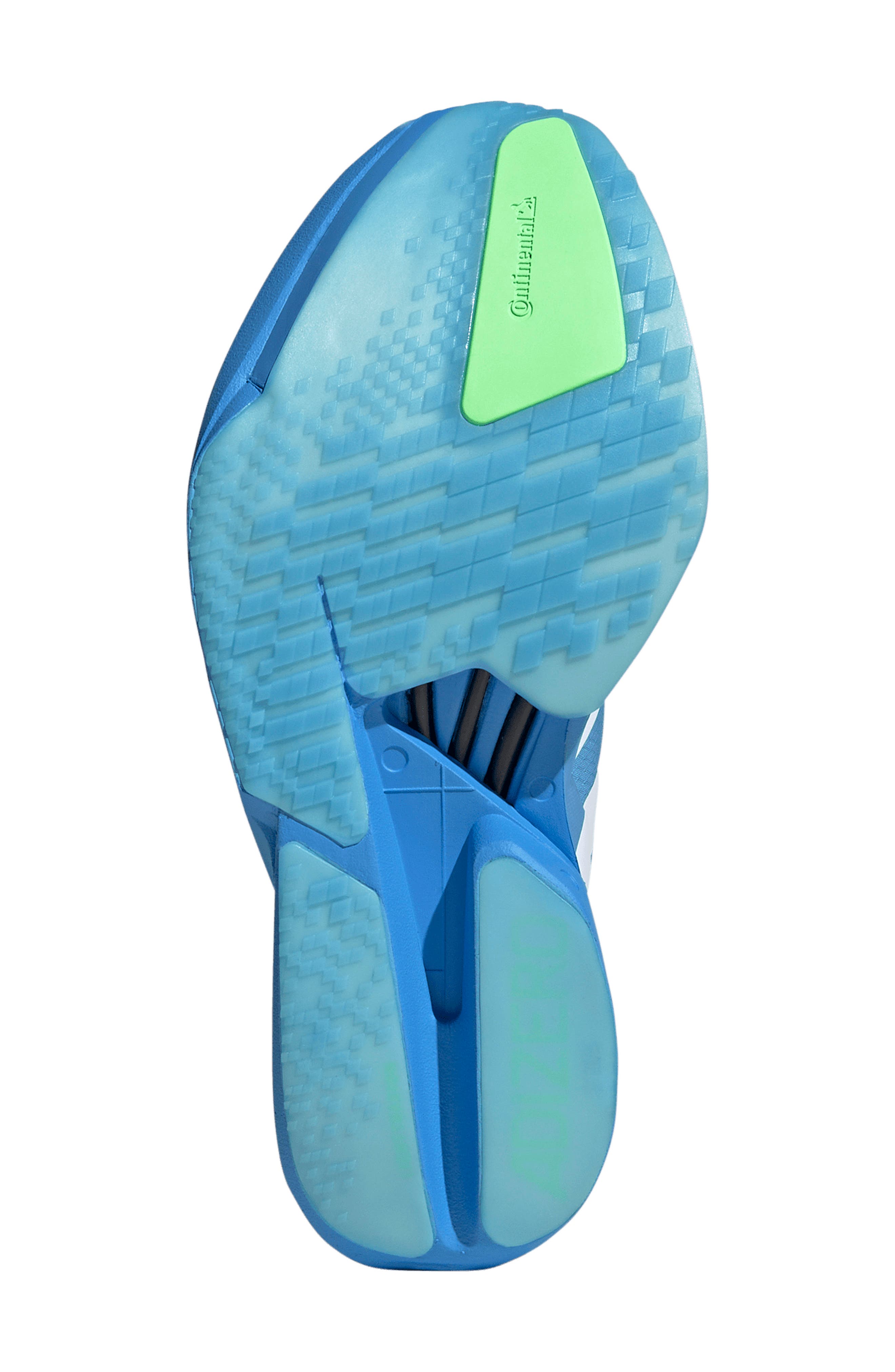 adidas Adizero Adios Pro 4 Racing Shoe, Alternate, color, White/ White/ Lime Burst