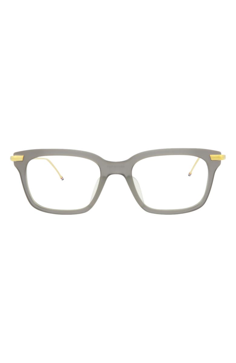 Thom Browne 53mm Rectangular Optical Frames, Main, color,