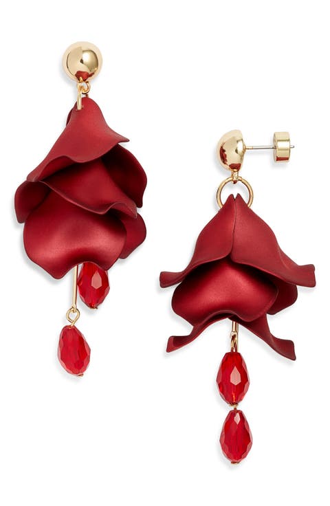 Petal Chandelier Drop Earrings