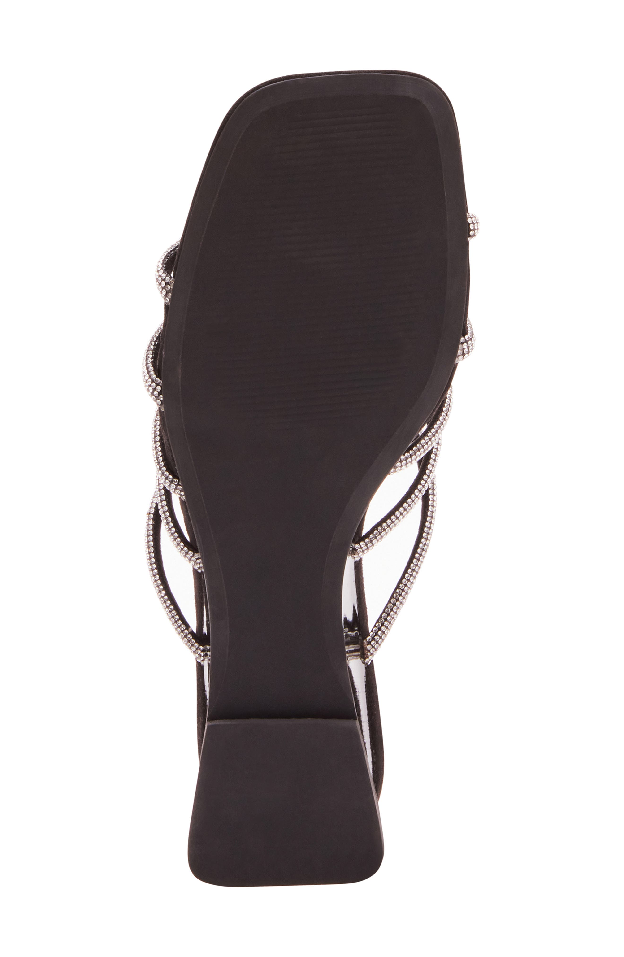 Anne Klein Geena Rhinestone Wedge Sandal, Alternate, color, 