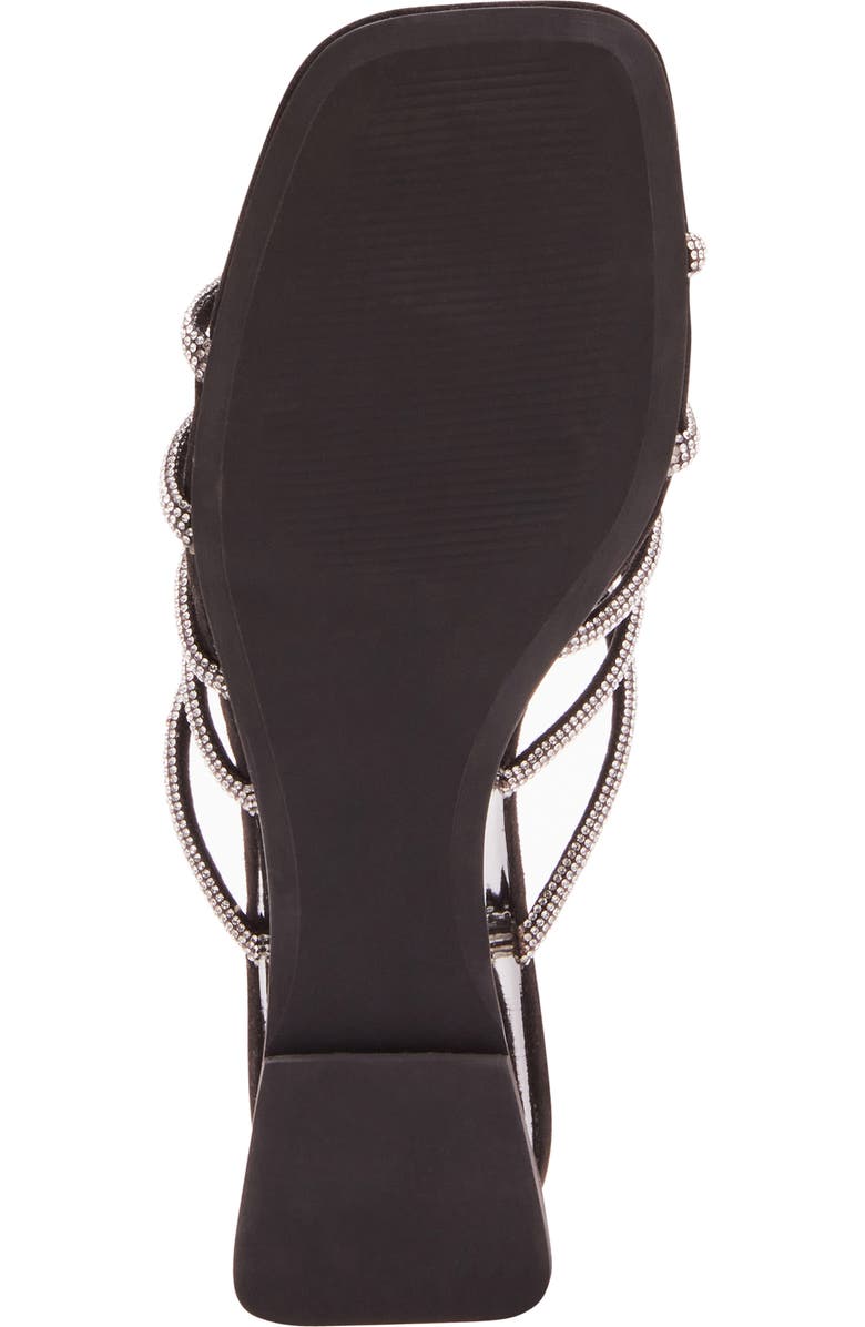 Anne Klein Geena Rhinestone Wedge Sandal, Alternate, color,