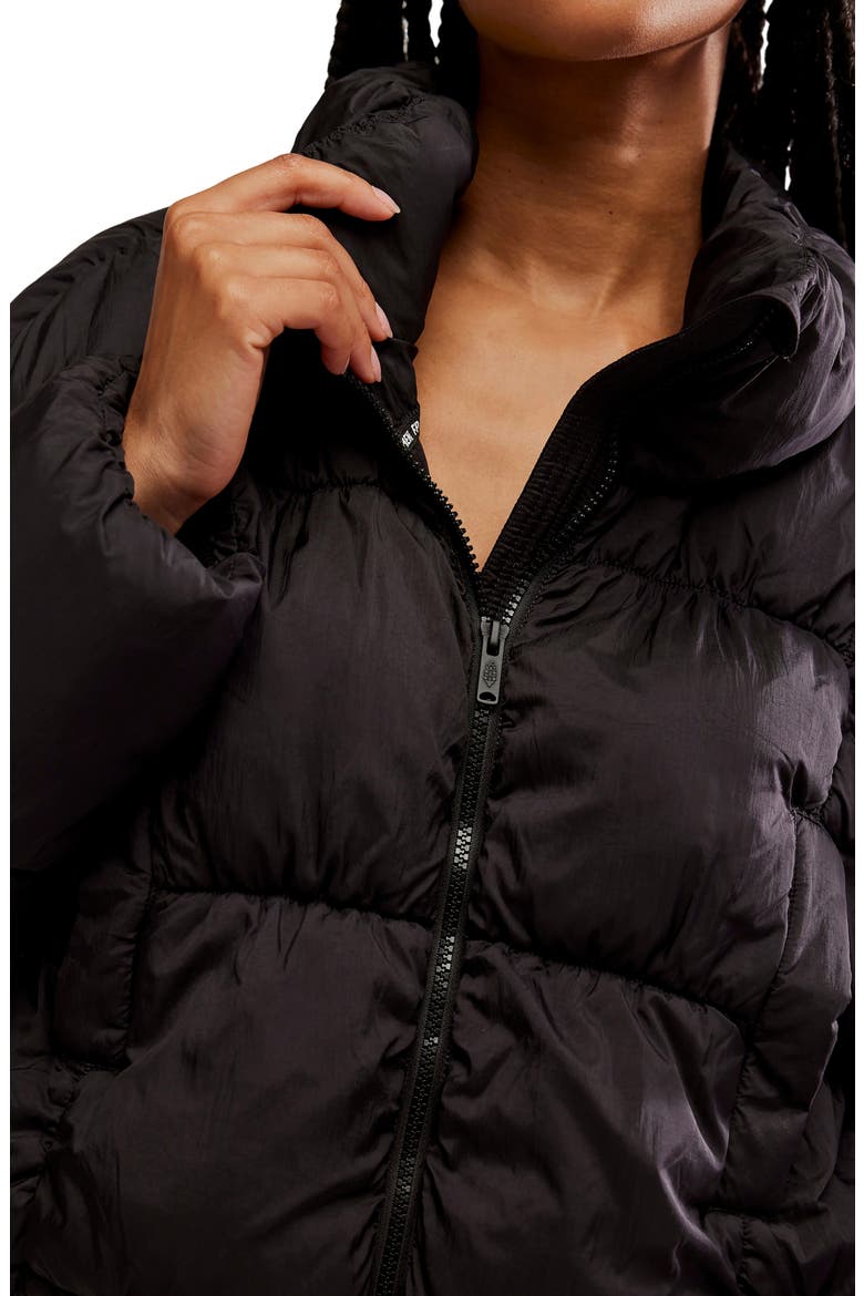 FP Movement In a Bubble Puffer Jacket, Alternate, color, BLACK
