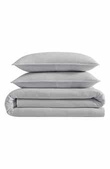 Kenneth Cole Reaction Washed Channel Solid Microfiber Quilt & Sham Set