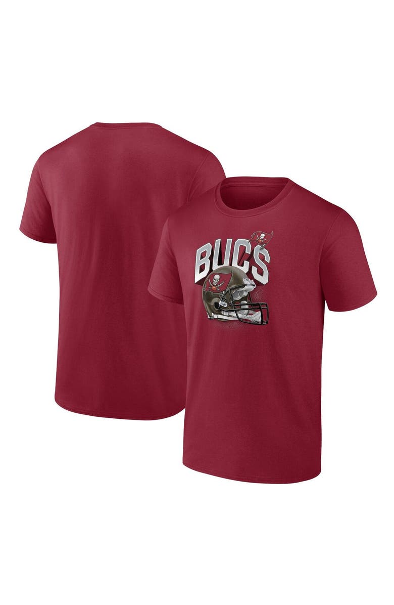 FANATICS Men's Fanatics Branded Heathered Red Tampa Bay Buccaneers Big & Tall End Around T-Shirt, Main, color,