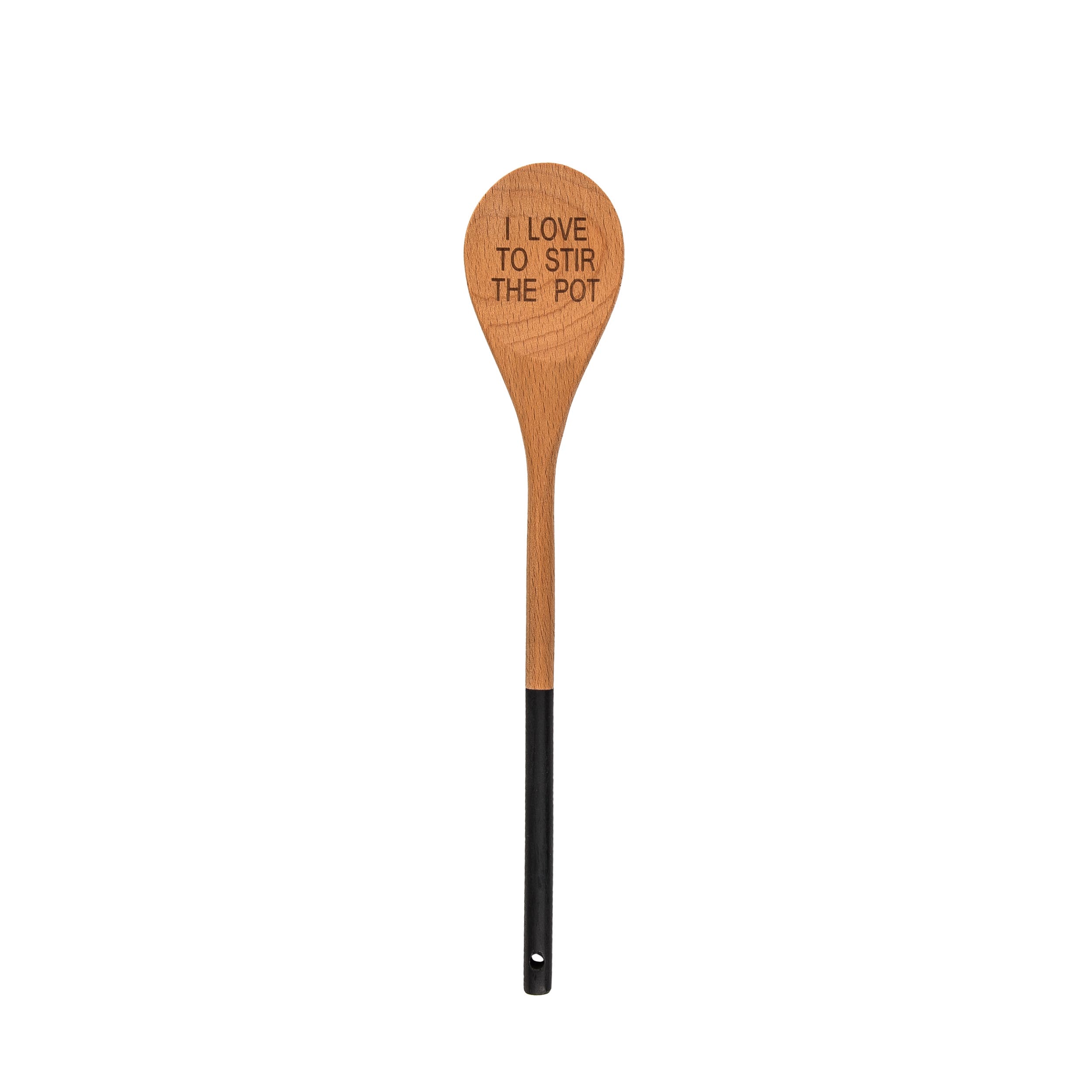 Totalee Gift I Love To Stir The Pot Wooden Spoon Wood Brown