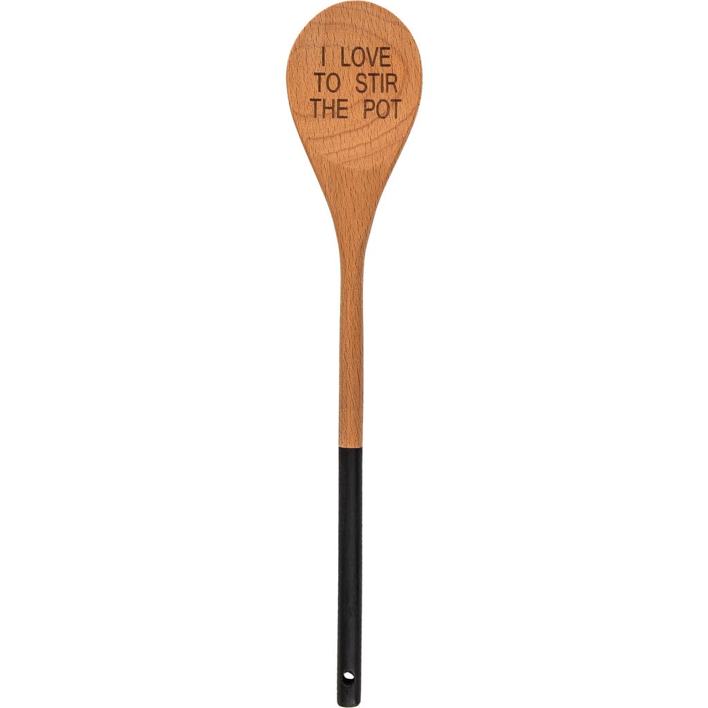 Totalee Gift I Love To Stir The Pot Wooden Spoon Wood Brown