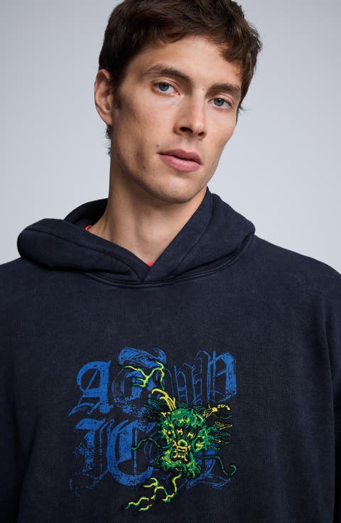 Graphic Cotton Hoodie
