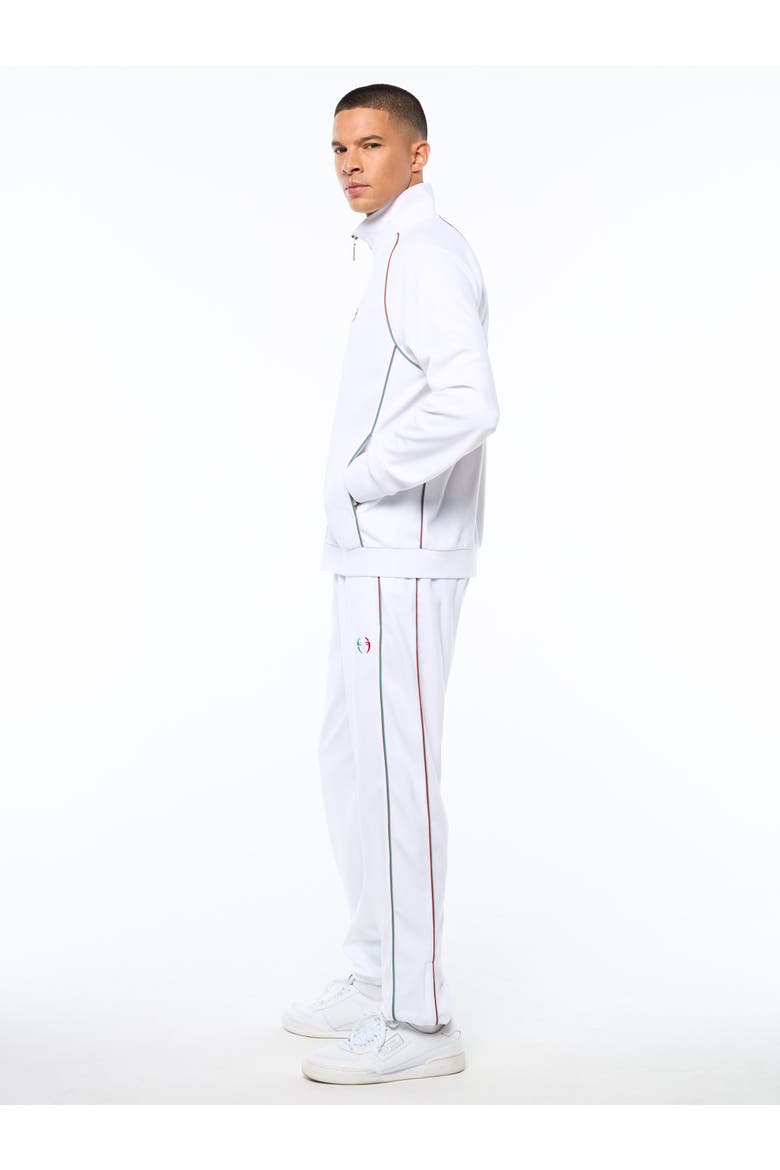 Eredita Track Jacket, Alternate, color, BRILLIANT WHITE