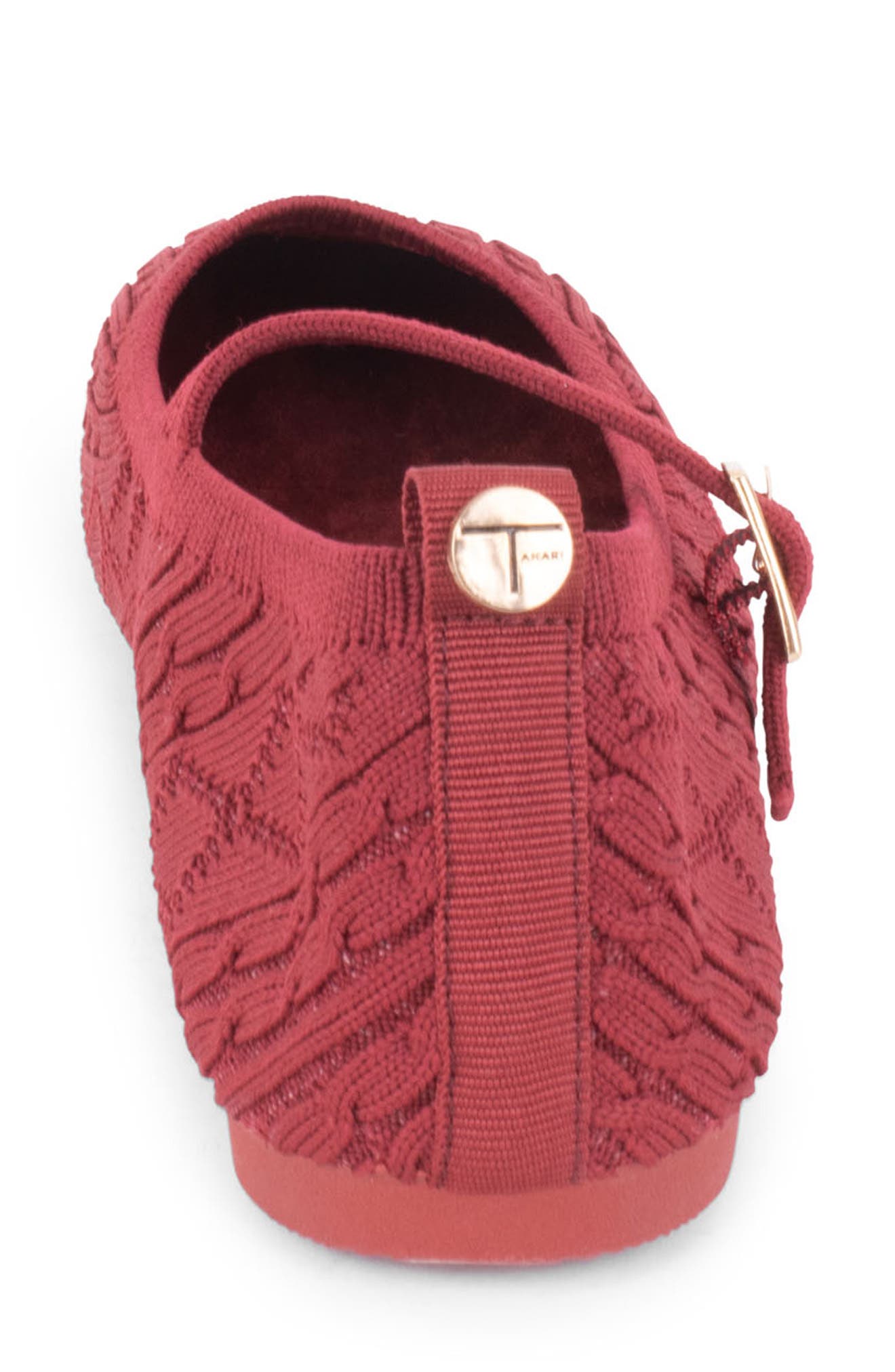 Montpellier Mary Jane Flat, Alternate, color, BURGUNDY