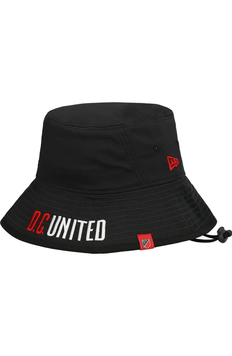 New Era Men's New Era Black D.C. United Kick-Off Packable Bucket Hat, Main, color, 
