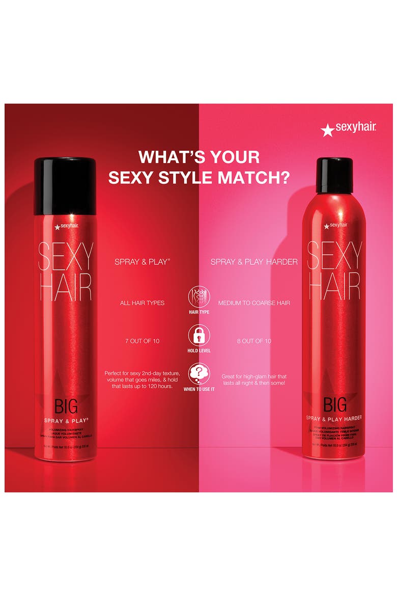 Big Spray & Play Harder Hairspray, Alternate, color, NO COLOR