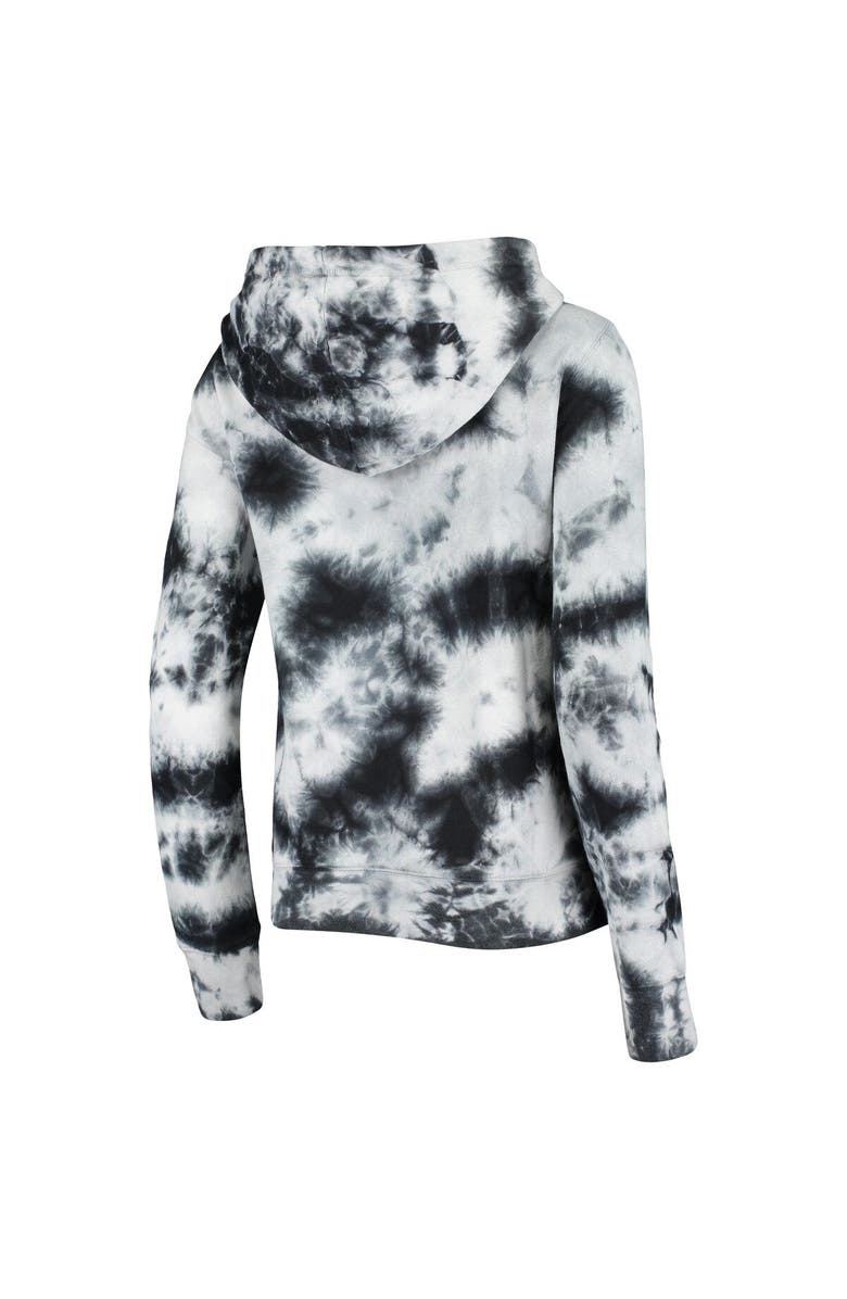 New Era Women's New Era Black Baltimore Ravens Tie Dye Fleece Full-Zip Hoodie, Alternate, color, Black