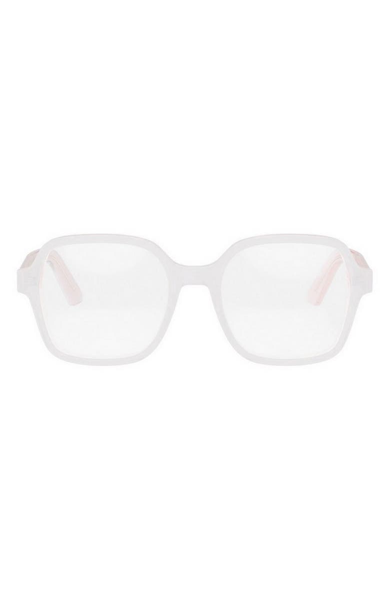 DIOR Midnight S1I 53mm Square Optical Glasses, Main, color, 