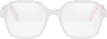 DIOR Midnight S1I 53mm Square Optical Glasses | Nordstrom