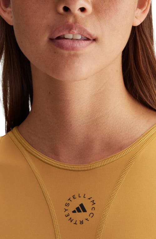 Adidas By Stella Mccartney Tst Crop Tank In Orange
