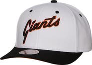 Mitchell & Ness Men's Mitchell & Ness White San Francisco Giants Cooperstown Collection Pro Crown Snapback Hat