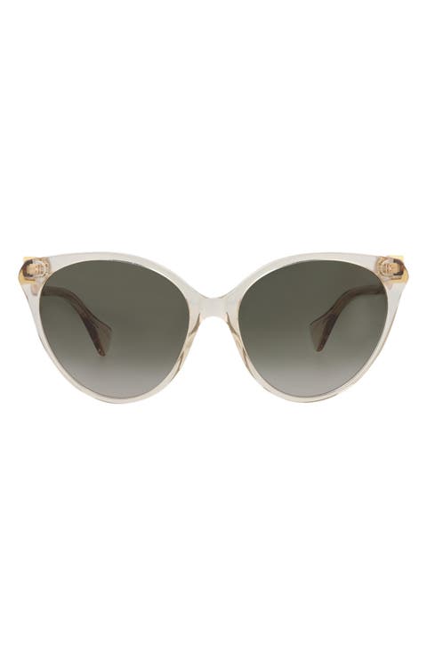 57mm Cat Eye Sunglasses