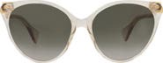 Gucci 57mm Cat Eye Sunglasses