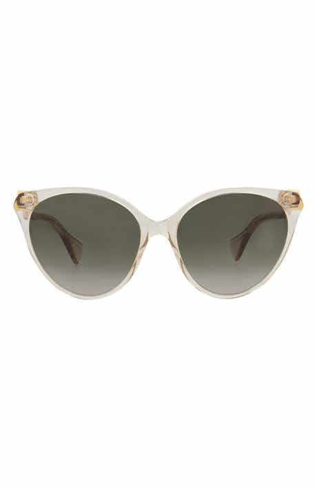 Gucci 57mm Cat Eye Sunglasses