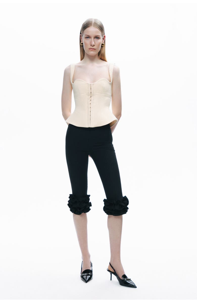 Nocturne Corset-Inspired Blouse, Alternate, color, 