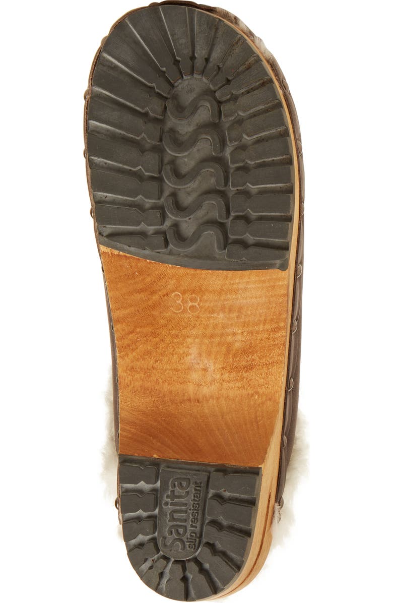 Sanita Hese Genuine Shealing Lined Clog, Alternate, color, Antracite