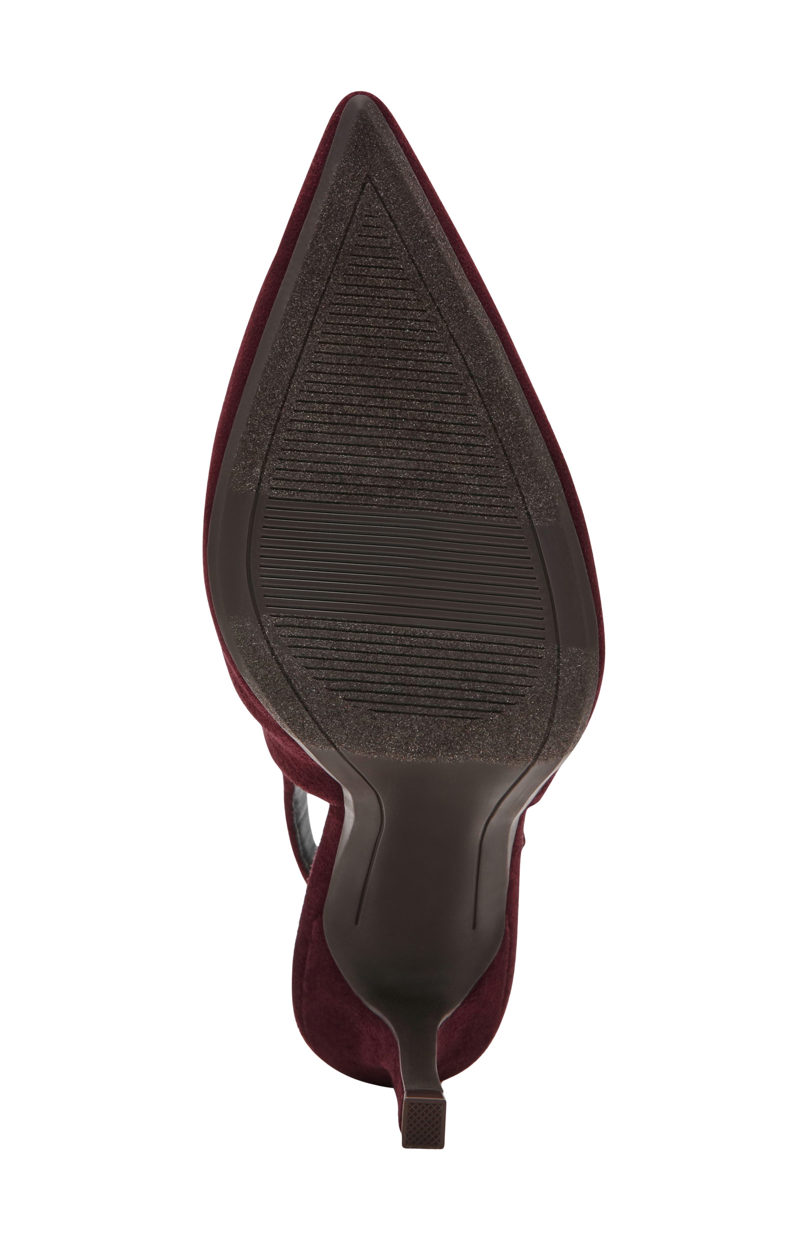 Grant Pointed Toe Slingback Pump, Alternate, color, BURGUNDY