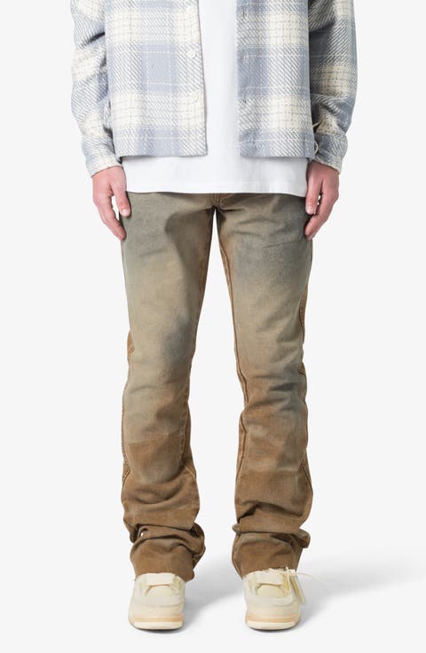 B643 Burnt Flare Jeans