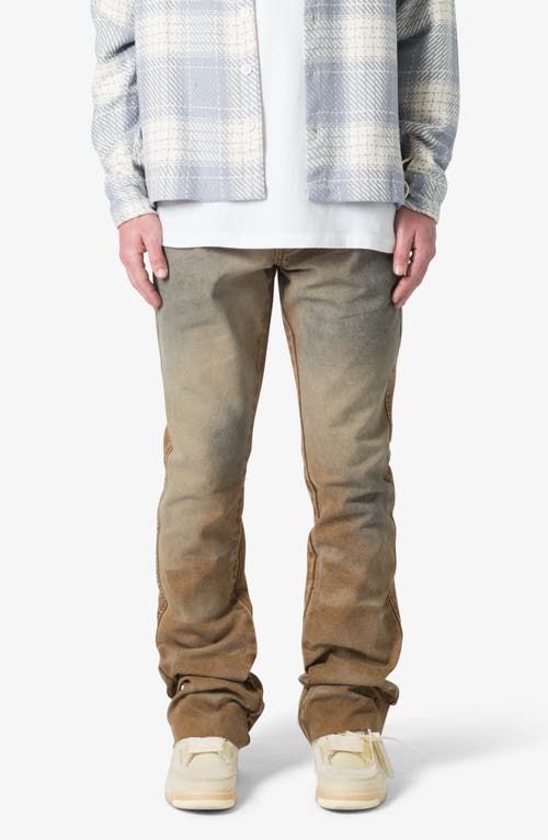 mnml B643 Burnt Flare Jeans in Black/Brown  product