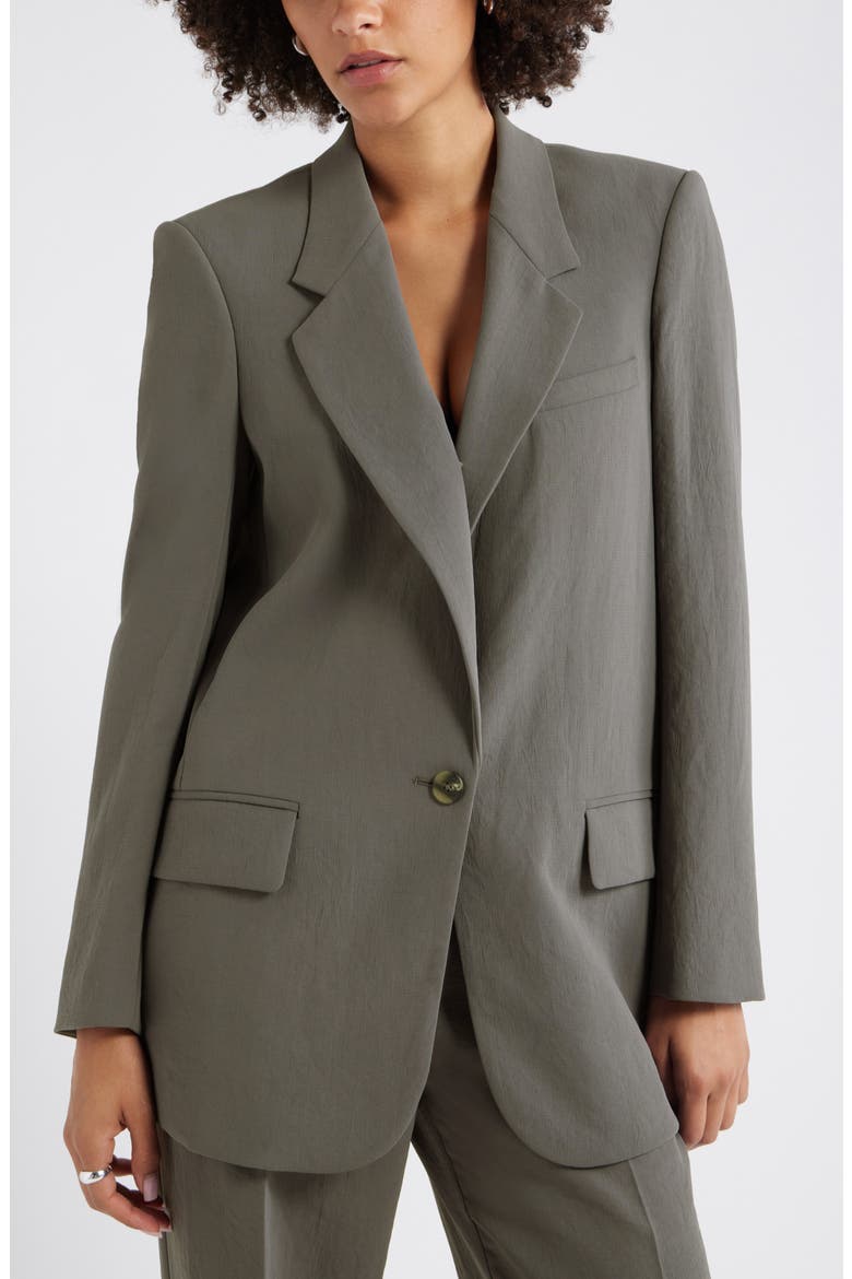 The Curator Relaxed Blazer, Main, color, GREY MAGNET
