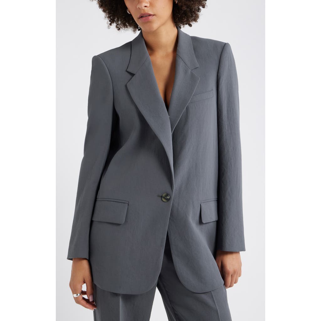 Open Edit The Curator Relaxed Blazer In Gray