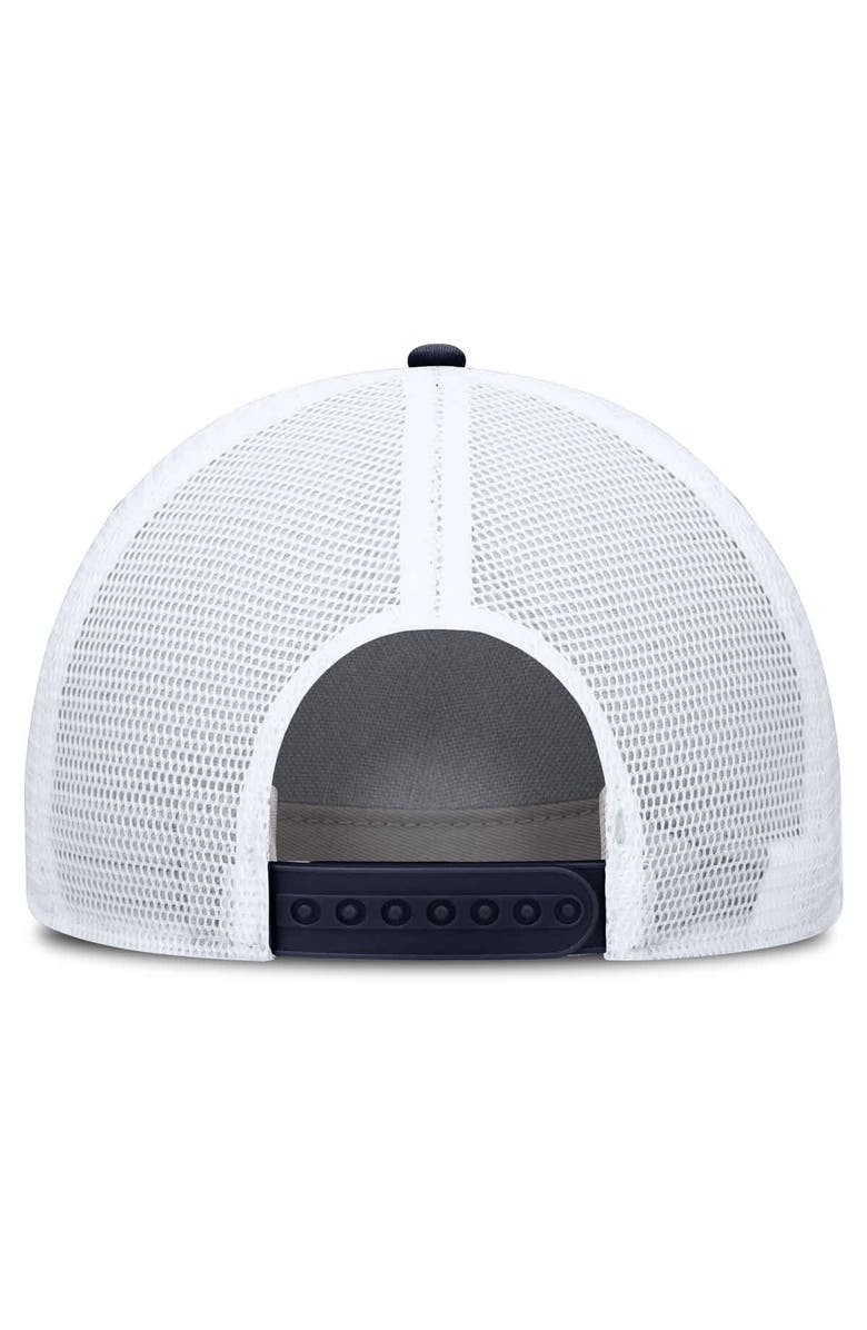 Jordan Brand Men's Jordan Brand  Navy/White North Carolina Tar Heels 2025 On-Field Rise Engineered Trucker Adjustable Hat, Alternate, color, Navy