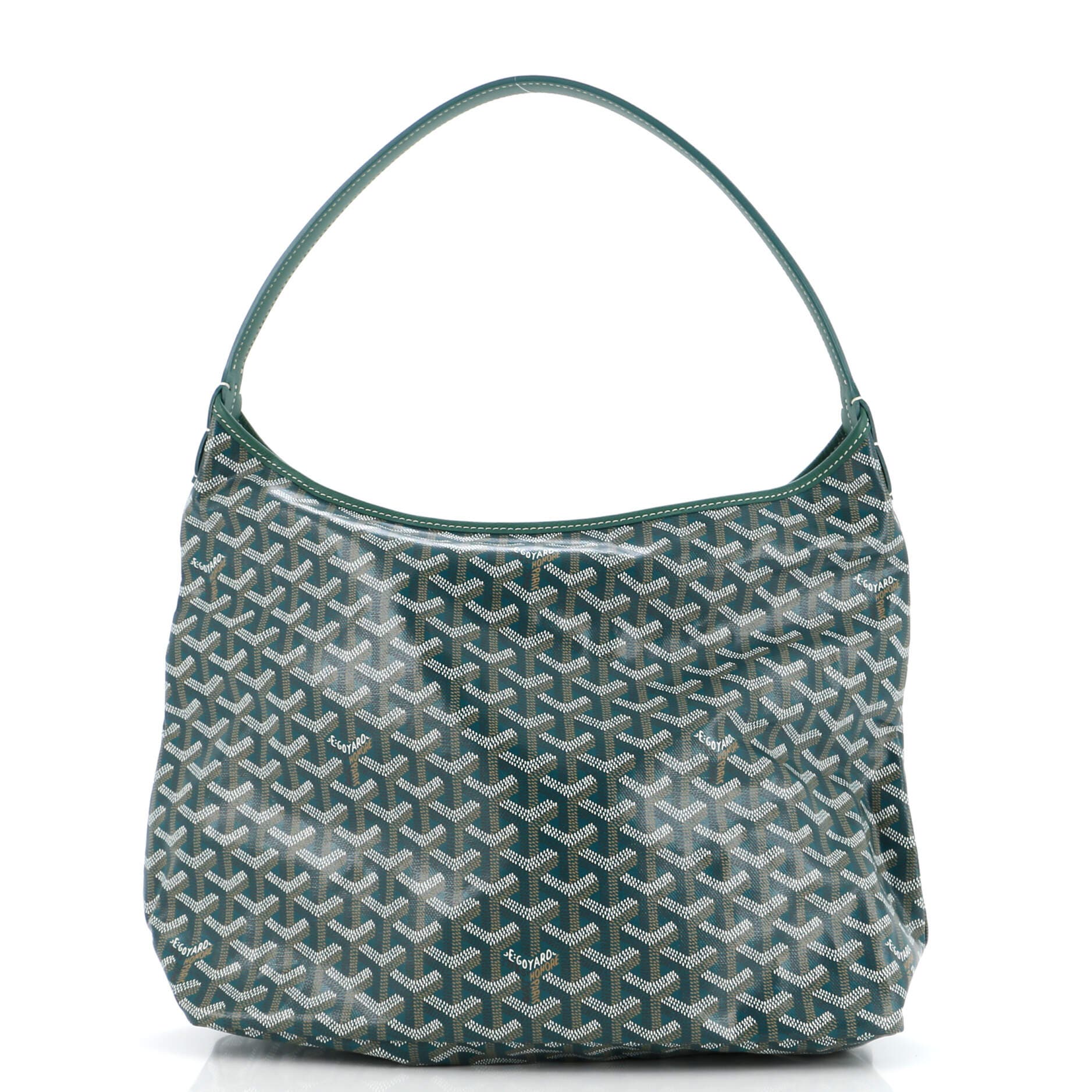 Pre-Owned Goyard Boheme Hobo Coated Canvas, Main, color, 
