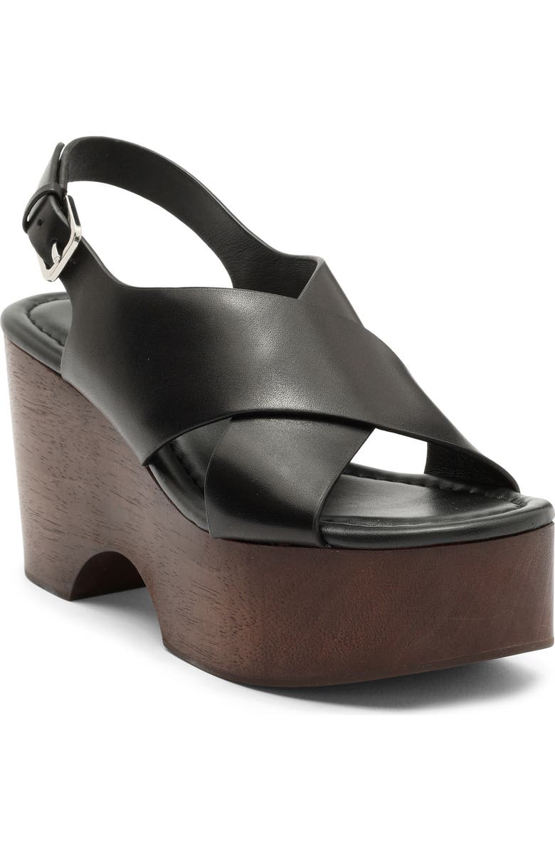 PAIGE Reid Slingback Platform Sandal, Main, color, Black