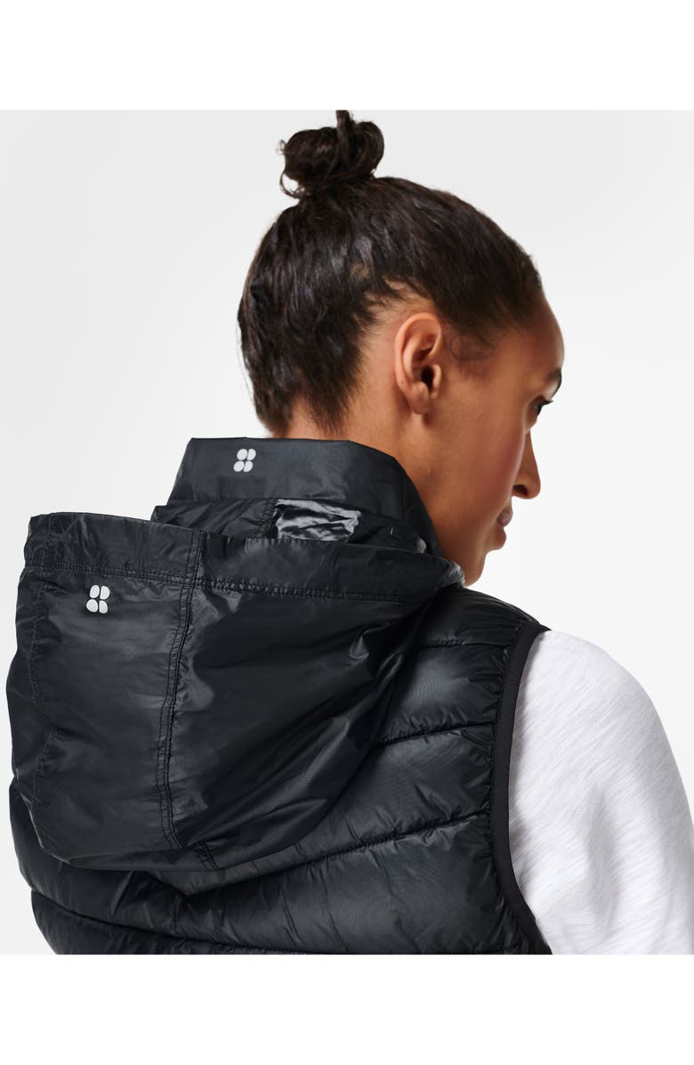 Sweaty Betty Accelerate Water Resistant Running Gilet Vest, Alternate, color, 