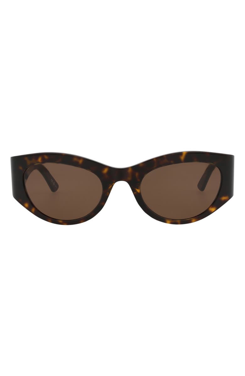 Balenciaga 54mm Cat Eye Sunglasses, Main, color, Havana Havana Brown