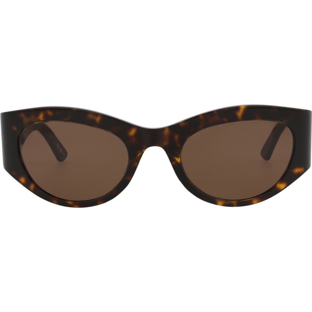 Balenciaga 54mm Cat Eye Sunglasses In Brown