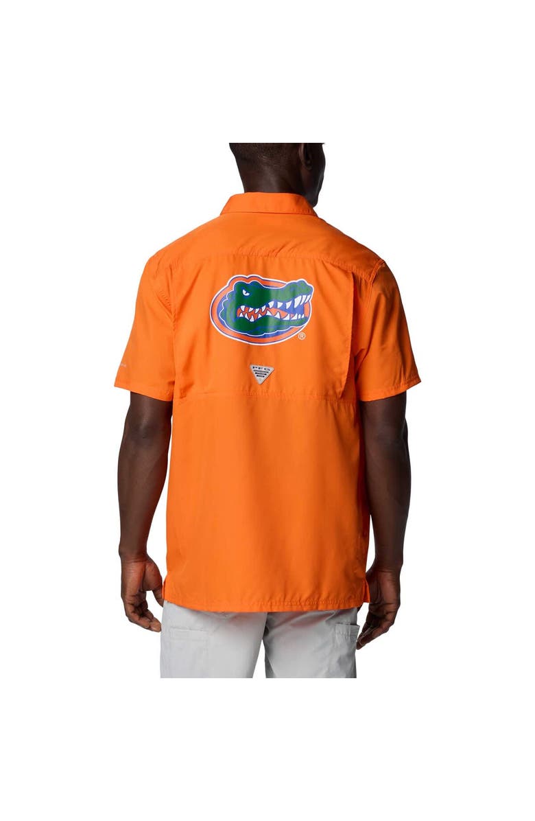 Columbia Men's Columbia Orange Florida Gators PFG Slack Tide<sup>™</sup> Omni-Shade<sup>™</sup> Button-Up Camp Shirt, Alternate, color, Orange