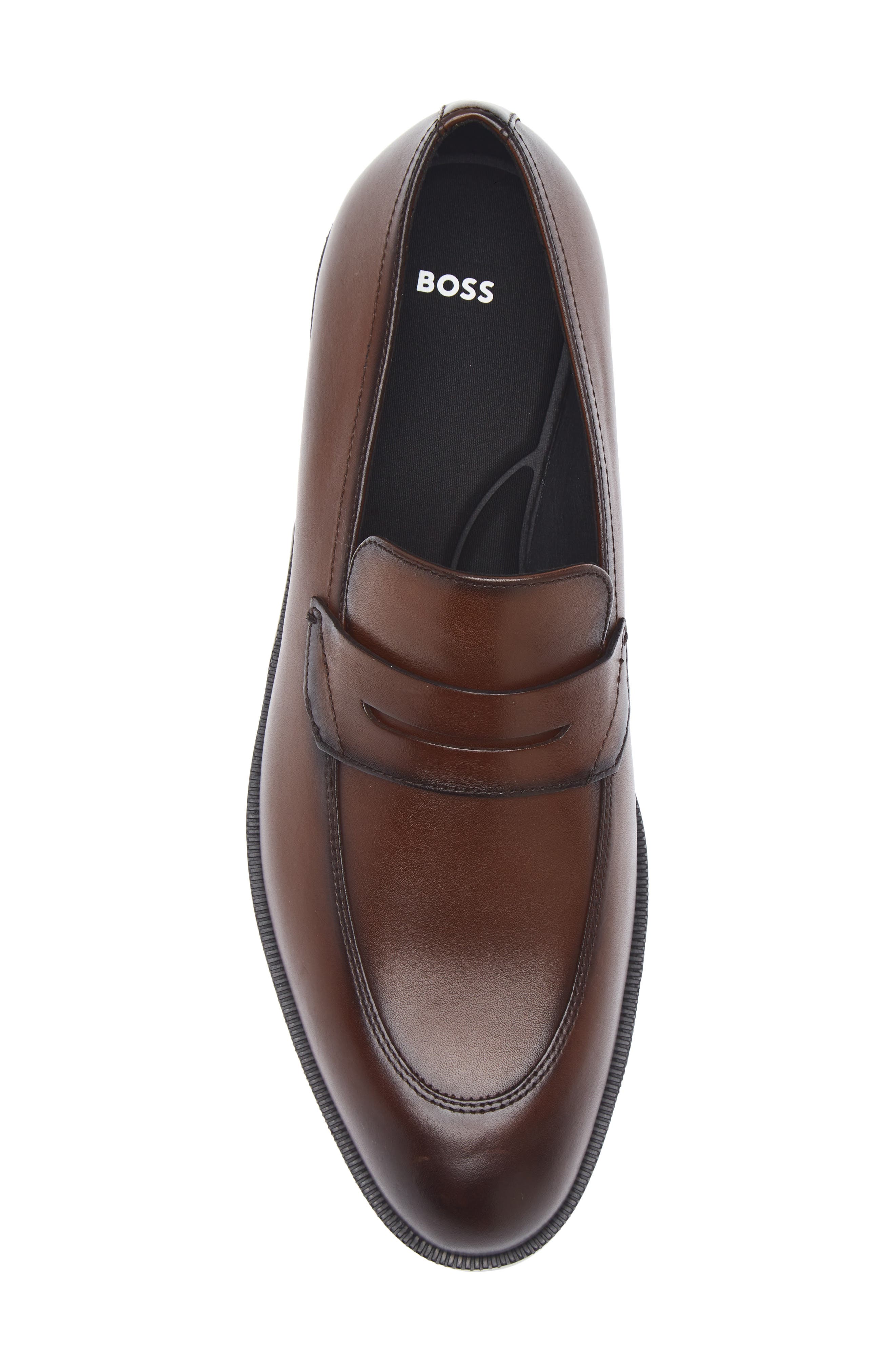 BOSS Tayil Loafer, Alternate, color, Dark Brown