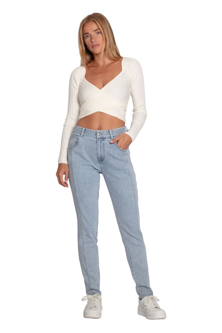 First Class Skinny Jeans, Alternate, color, Stonewash