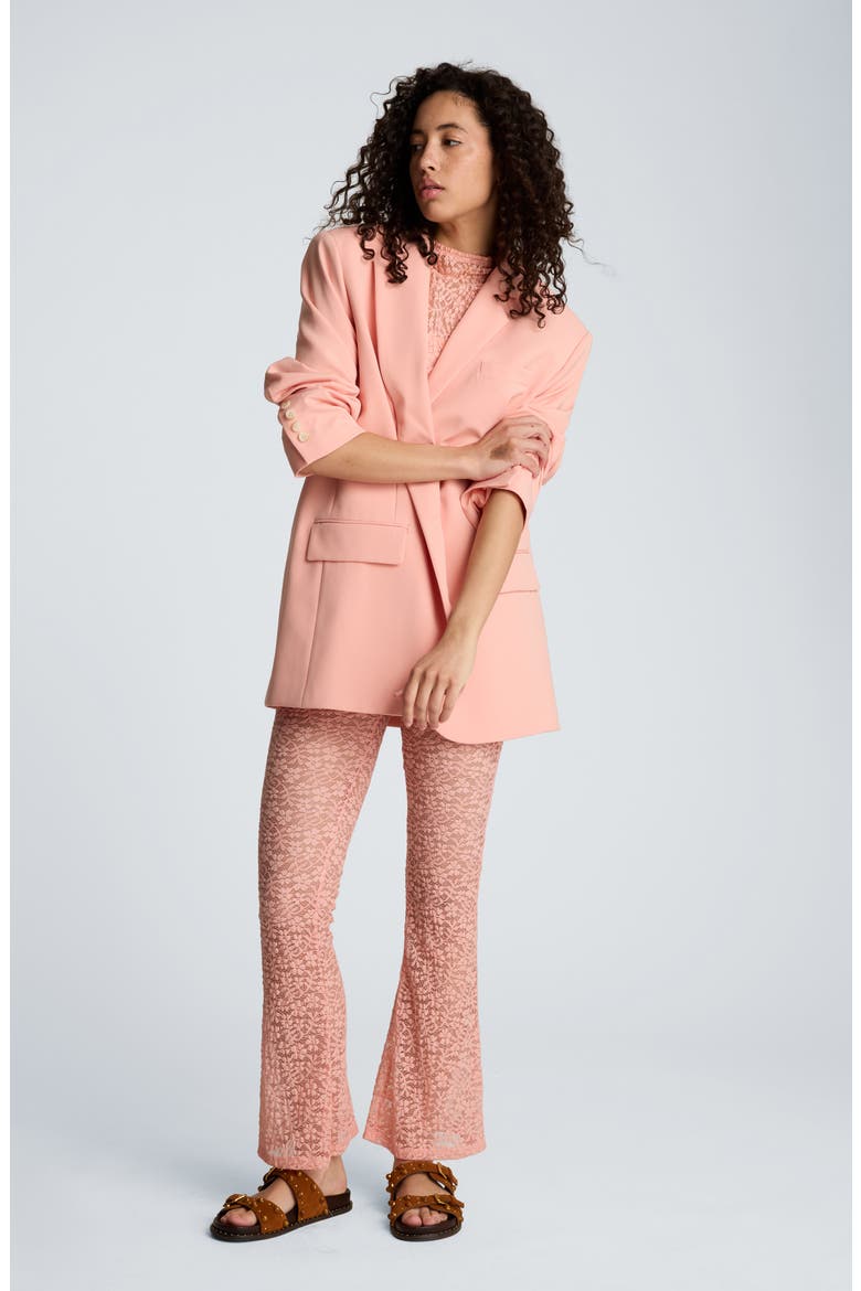 Boyfriend Blazer, Alternate, color, SOFT PEACH