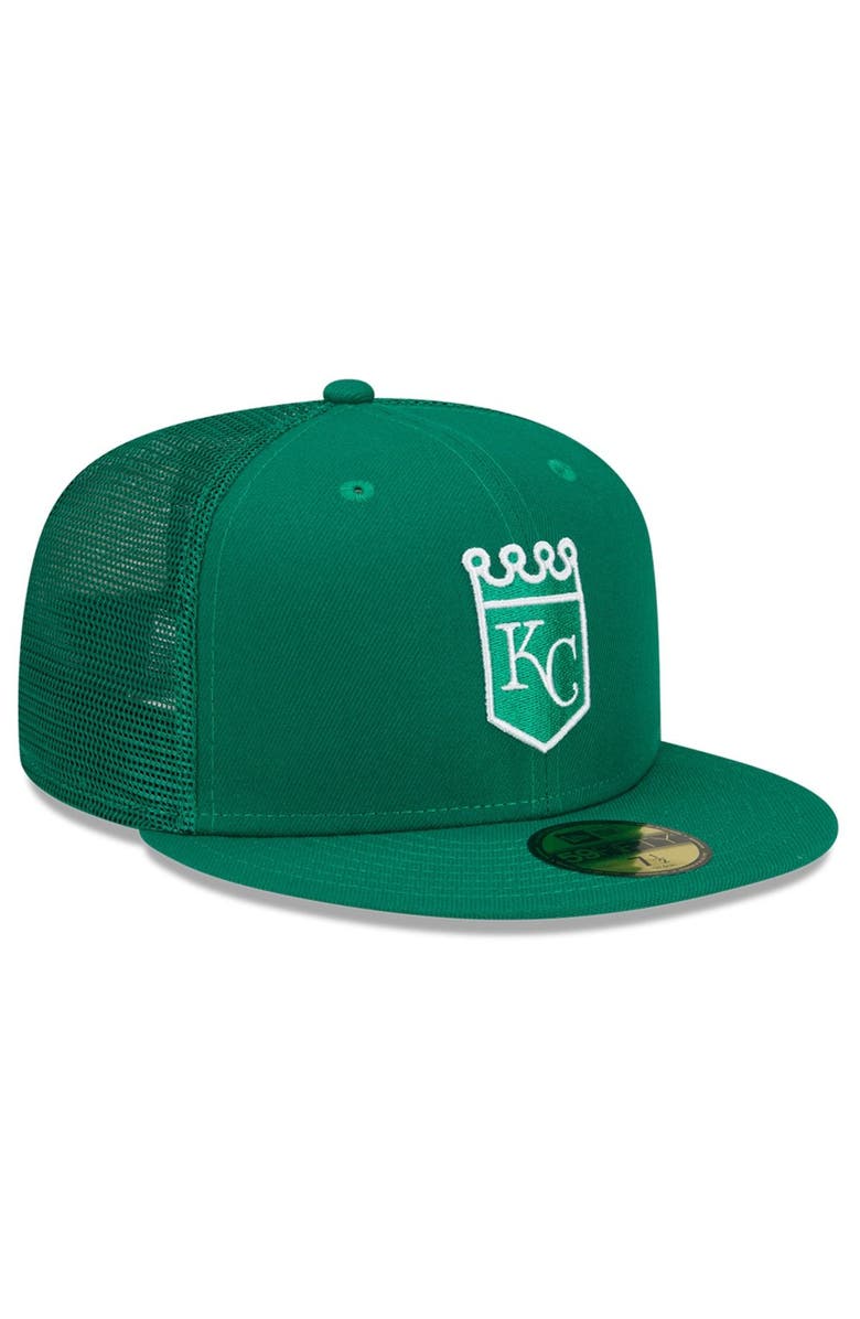 New Era Men's New Era Green Kansas City Royals 2022 St. Patrick's Day 59FIFTY Fitted Hat, Alternate, color, 