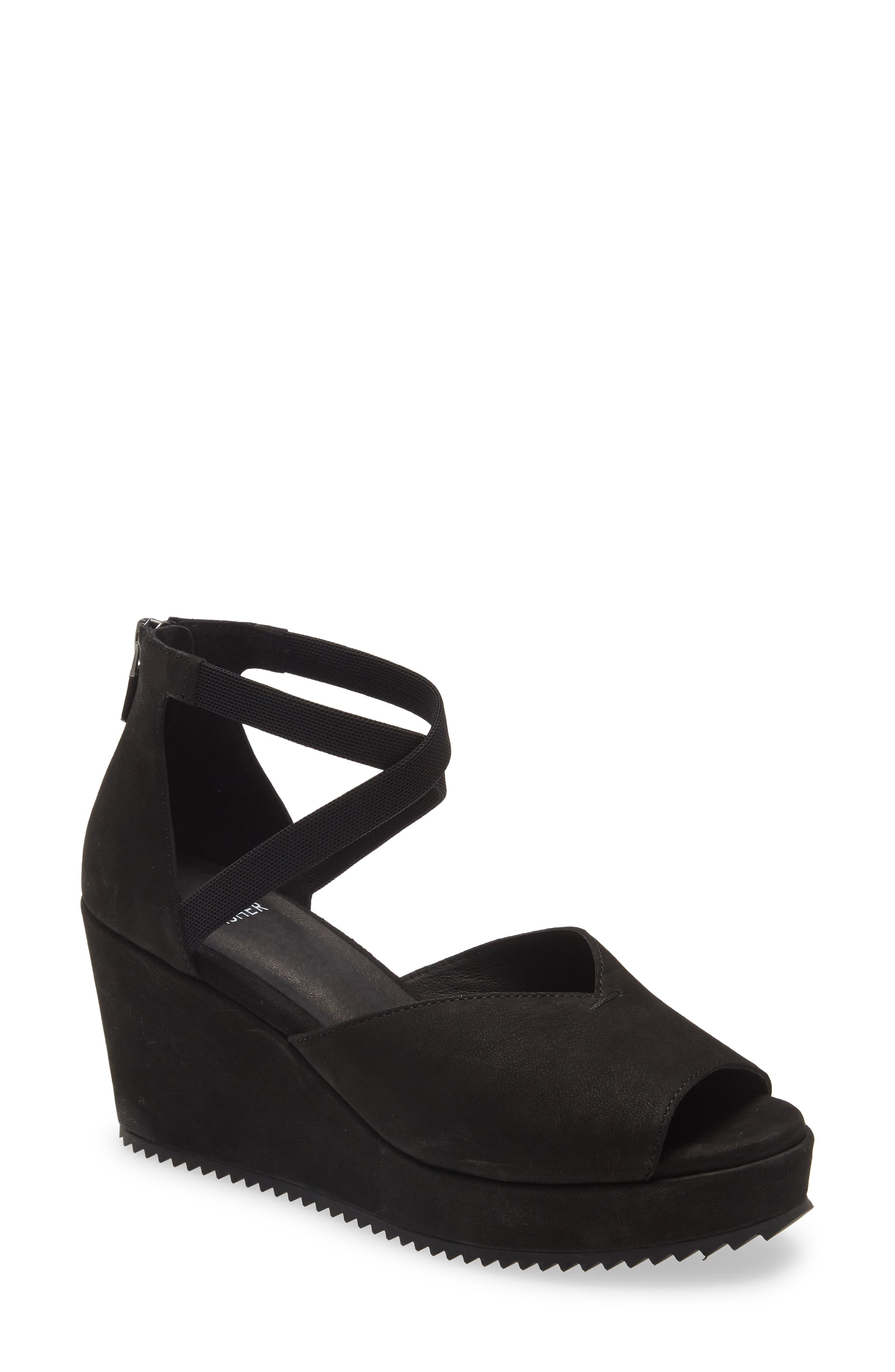 Eileen Fisher Wylee Platform Wedge Sandal, Main, color, 
