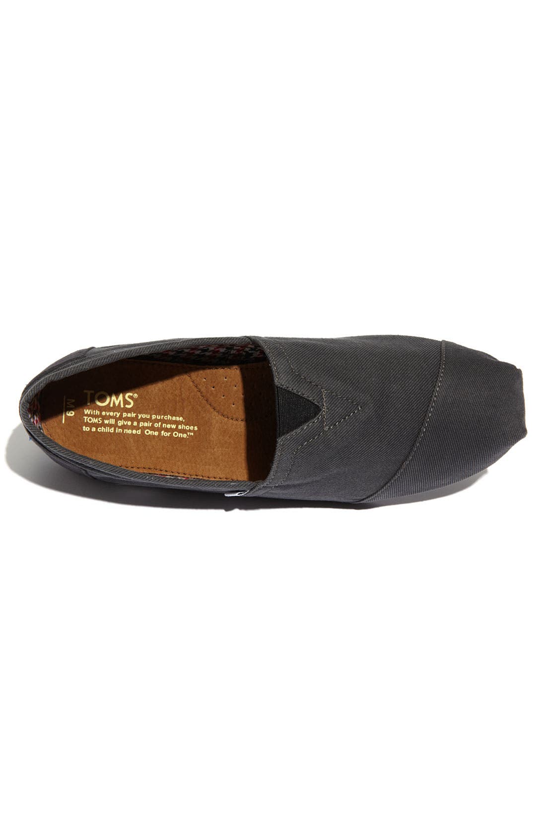 'Classic - Movember' Slip-On, Alternate, color, ASH/ BLACK WAXED TWILL