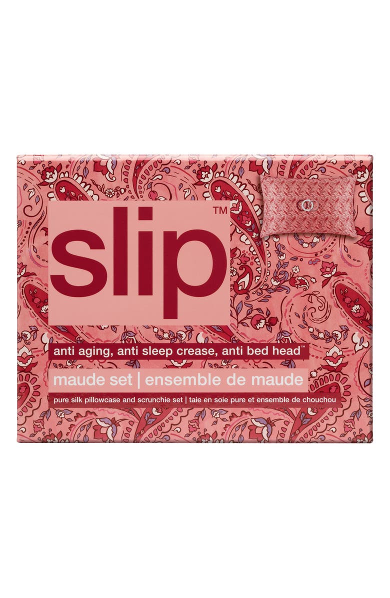 slip Maude Pure Silk Pillowcase & Scrunchie Set $127.50 Value, Alternate, color, Maude