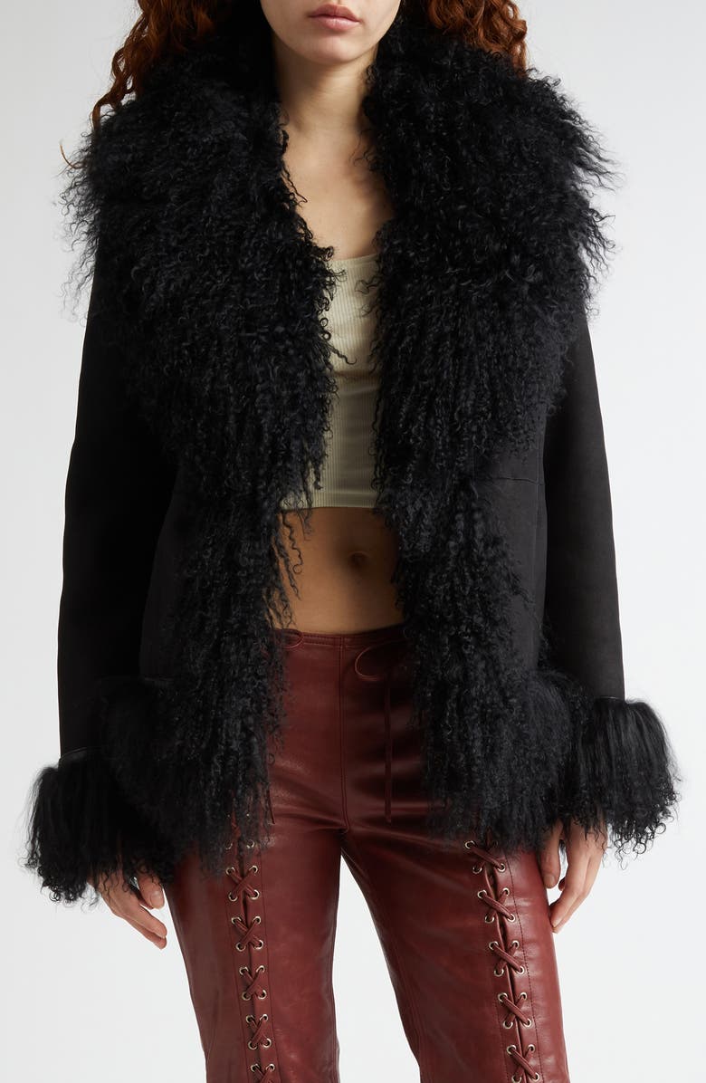 Saks Potts Bon Genuine Shearling Jacket, Main, color, 