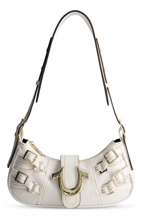 Multi-Strap Denim Shoulder Bag