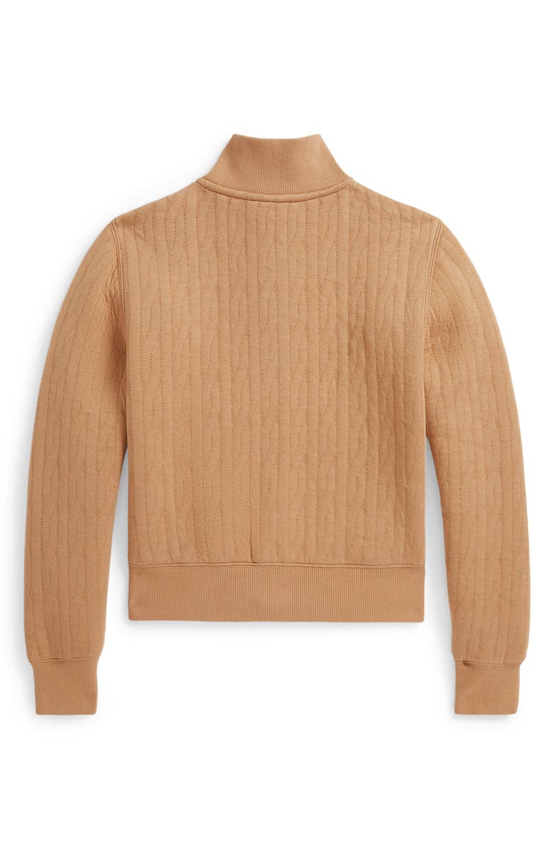 Polo Ralph Lauren Kids' Quilted Zip-Up Jacket, Alternate, color, Vintage Khaki