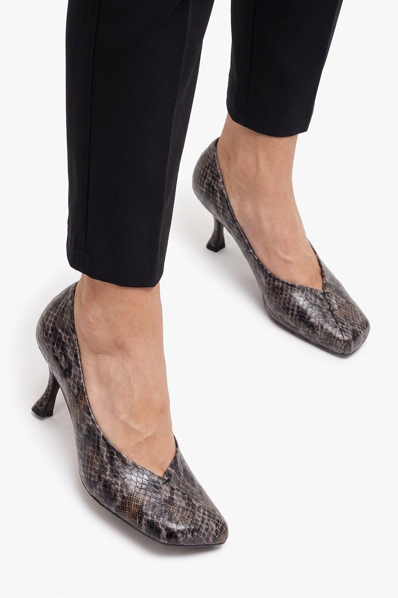 Hertz Stiletto Square Toe Pump, Alternate, color, Black Print